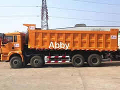 5 bộ xe tải Shacman đã hoàn thành và được vận chuyển, in logo cho khách hàng.