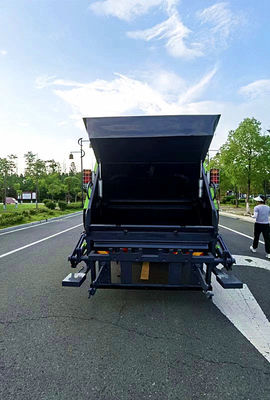 ISUZU Chassis 10m3 Máy nén xe tải rác Lưu trữ thùng rác Xe tải 8 tấn