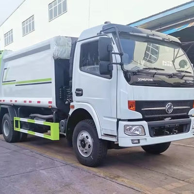 Dongfeng 8m3 Máy nén rác xe tải Lưu trữ thùng rác xe tải đổ rác
