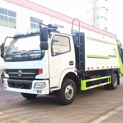 Dongfeng 8m3 Máy nén rác xe tải Lưu trữ thùng rác xe tải đổ rác