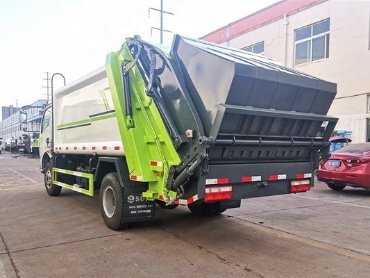 Dongfeng 8m3 Máy nén rác xe tải Lưu trữ thùng rác xe tải đổ rác