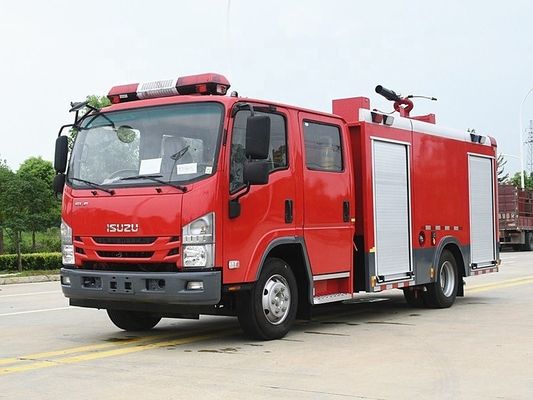 ISUZU 4X2 700P xe cứu hỏa xe cứu hỏa nhỏ 4cbm 5cbm