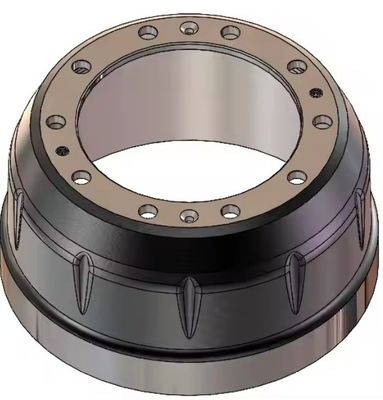 Thép Shacman Truck phụ tùng phanh phía trước Hub Break trống 199112440003/19911240001