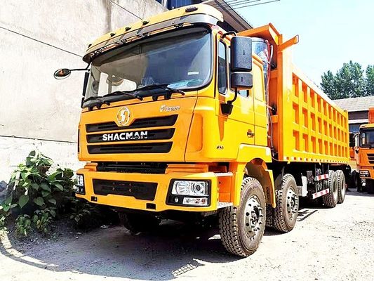 10 bánh xe Shacman CNG Dump Truck 6X4 8X4 Tipper Truck Cho thị trường Uzbekistan