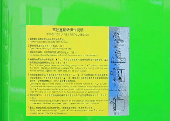 Howo xe tải phụ tùng Cabin mái phẳng Assy xe tải hạng nặng Cabin để thay thế