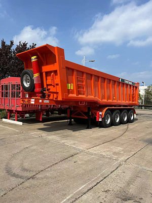 Weichai động cơ chứa tùy biến và máy kéo phẳng Dump Truck Semi-trailer