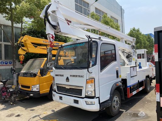 ISUZU Sinotruk Chassis Aerial Working Truck 12 Folding Boom Aerial Work Vehicle Với giá nhà máy