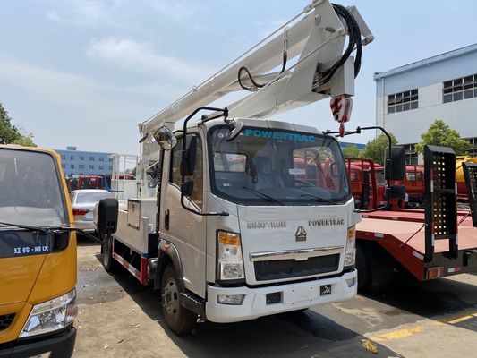 ISUZU Sinotruk Chassis Aerial Working Truck 12 Folding Boom Aerial Work Vehicle Với giá nhà máy
