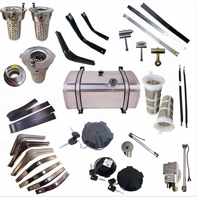 Shacman Truck Chiếc xe tải phụ tùng hợp kim nhôm Tank nhiên liệu Assembly DZ91259550600/DZ9114552790 với 400L/600L cho Delong Truck thay thế